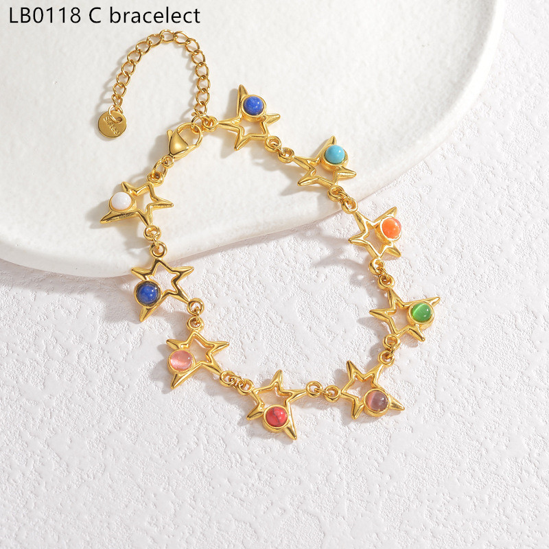 LB0118 Chain Bracelet and necklace